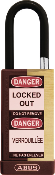 Padlock brass 74MLB/40 KD brown 459T63