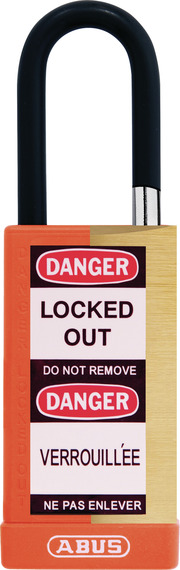 Padlock brass 74MLB/40 KD orange 459T62