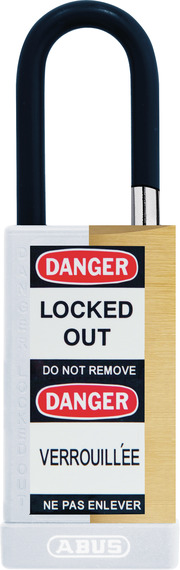 Padlock brass 74MLB/40 KD white 459T58