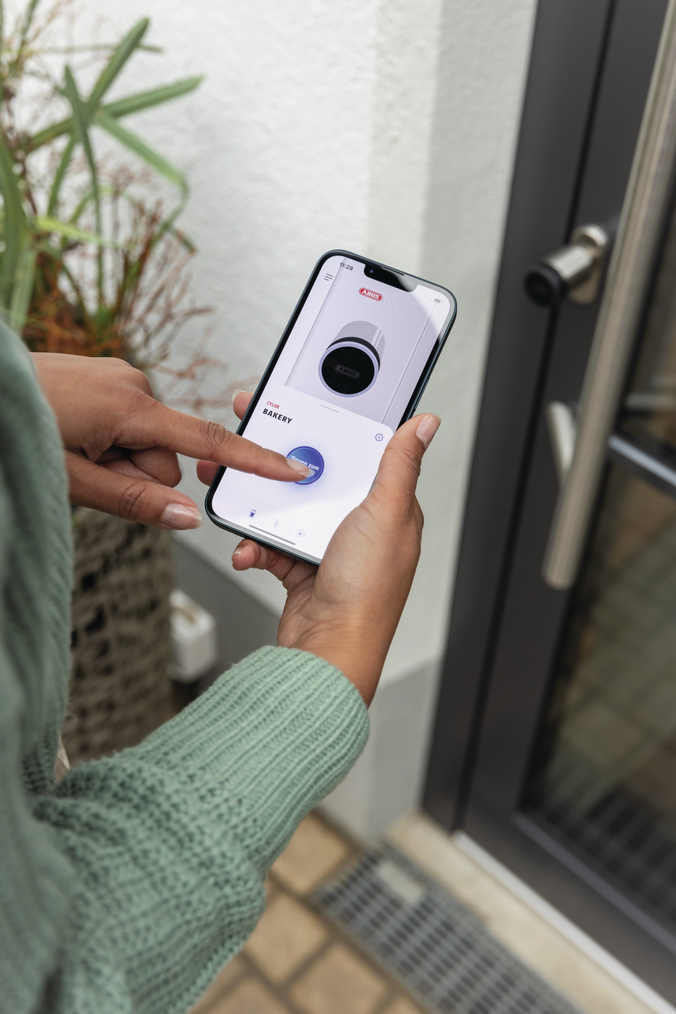 Toepassingsvoorbeeld - CYLOX™ One ABUS One App