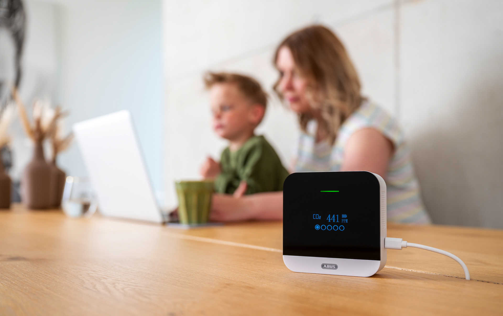 Eksempel på anvendelse – AirSecure CO2WM110