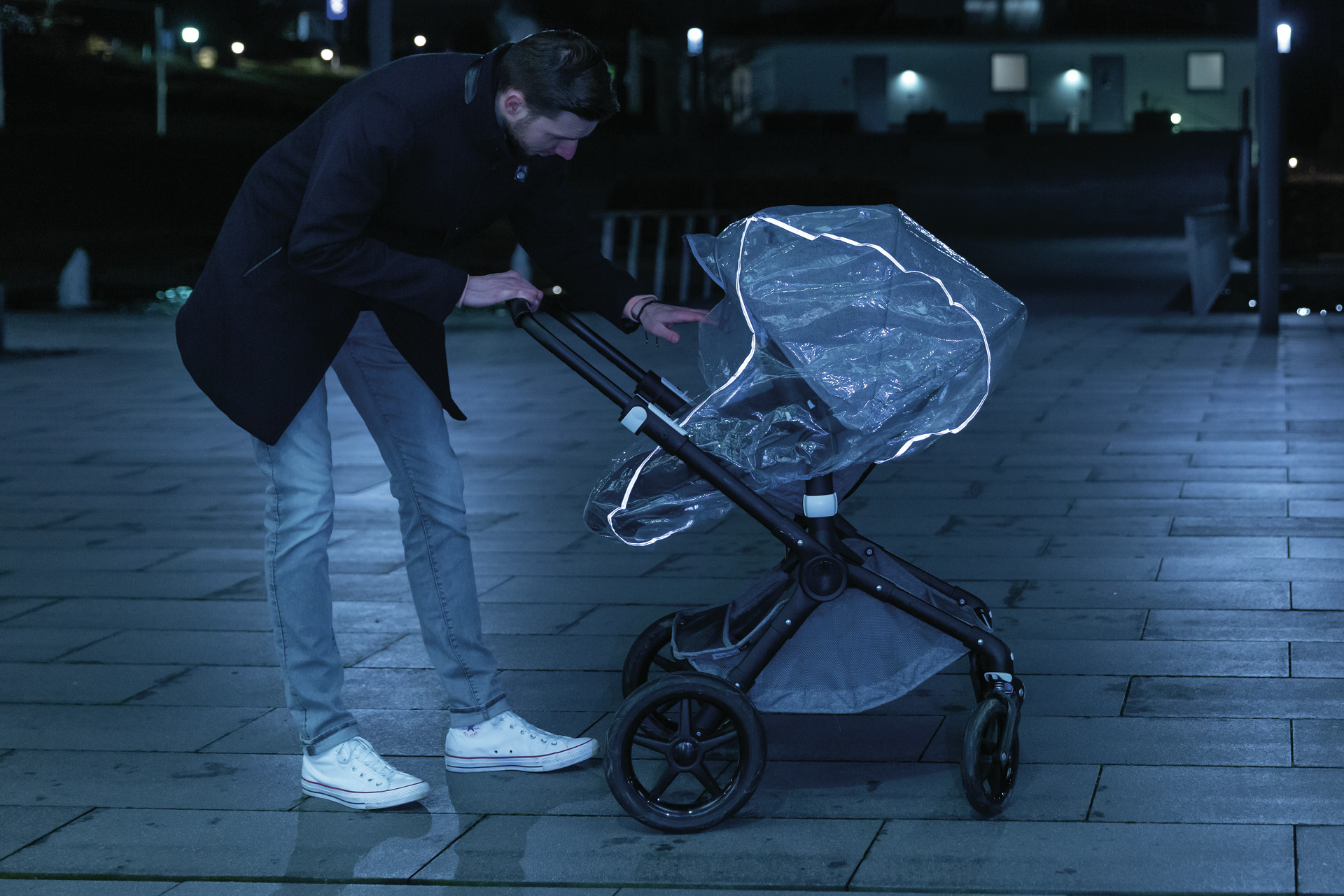 Application example - Rain cover for prams JC6420 TESSA