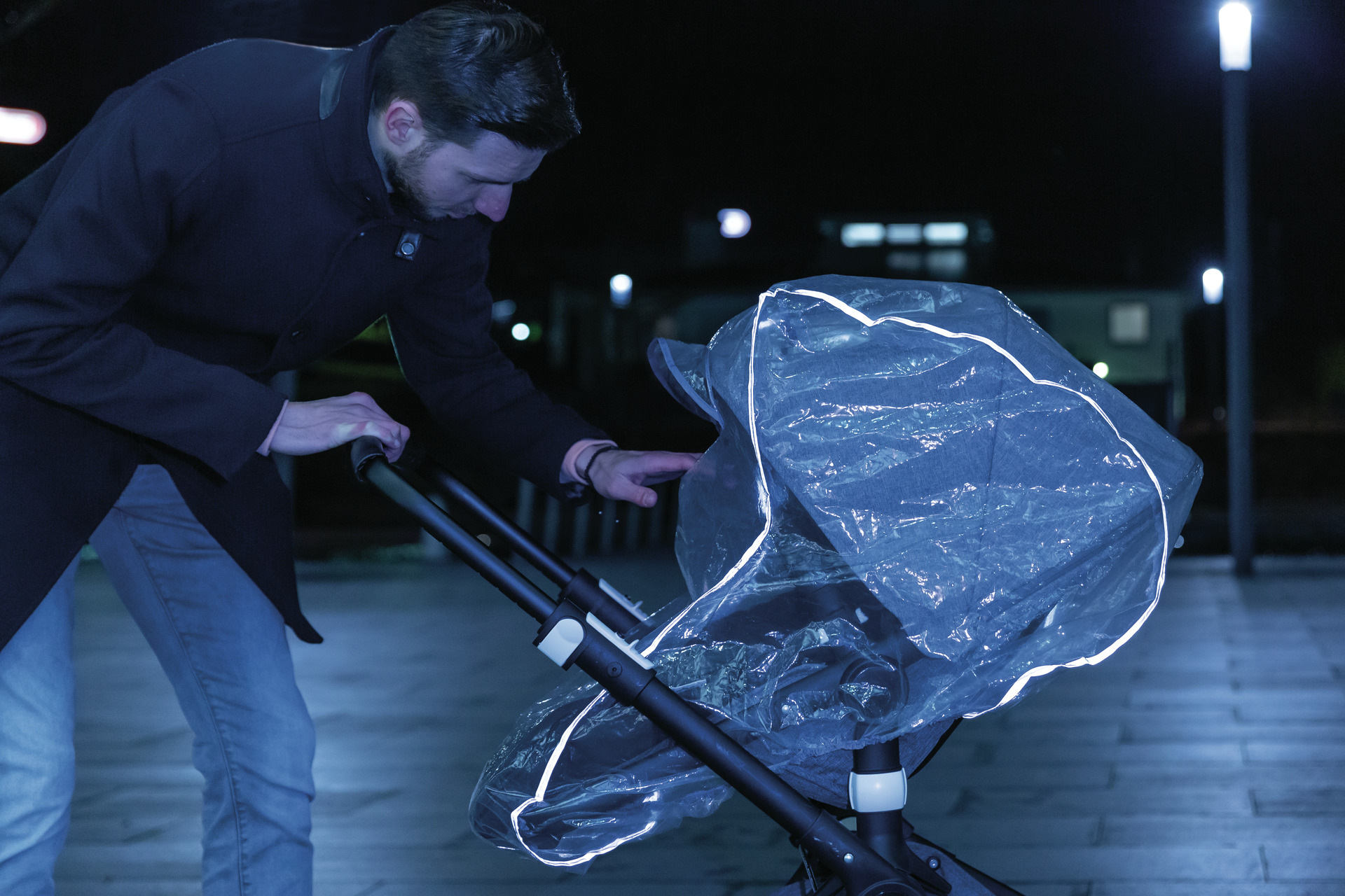 Application example - Rain cover for prams JC6420 TESSA