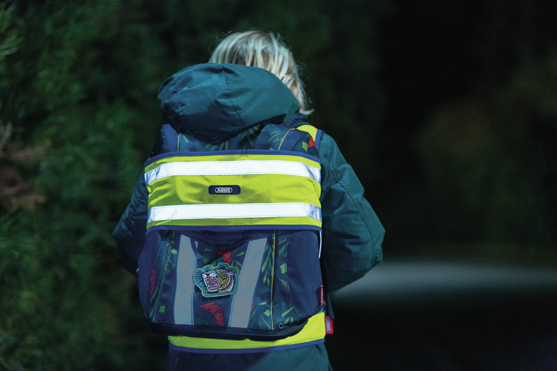 Anwendungsbeispiel - Rucksack-Reflektionsband Lumino Reflex Wrap