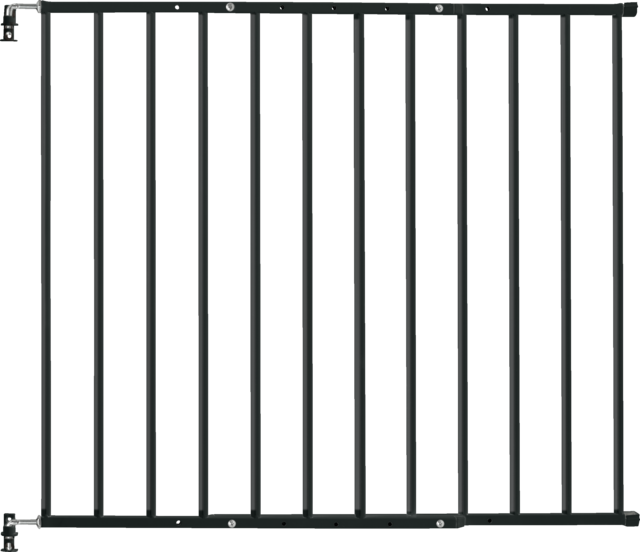 Barrière de porte et d’escalier en métal JC9210 BK TIM