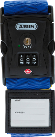 luggage strap 620TSA/192 blue