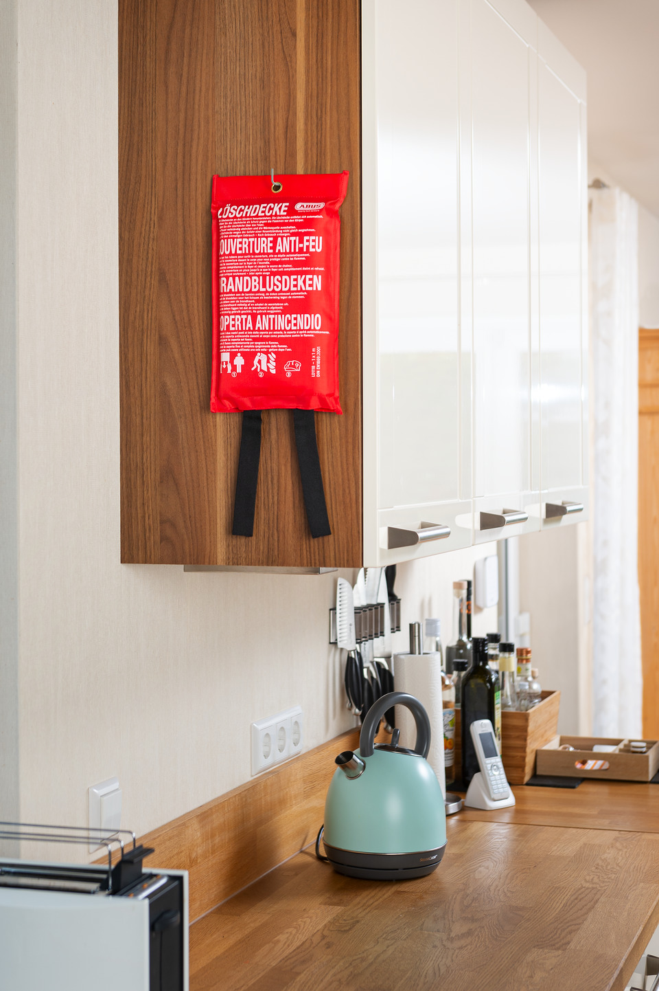 Exemple d'application – couverture anti-feu dans la cuisine