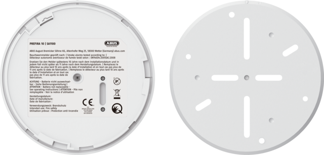 PREFIRA™ 10 + Bracket back view