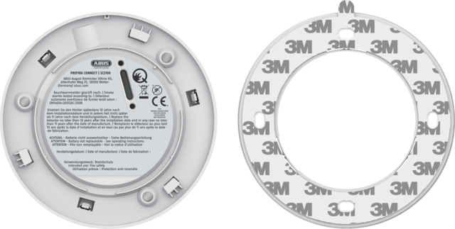 PREFIRA™ CONNECT + Bracket back view