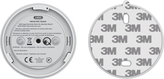 PREFIRA™ MINI + Bracket back view