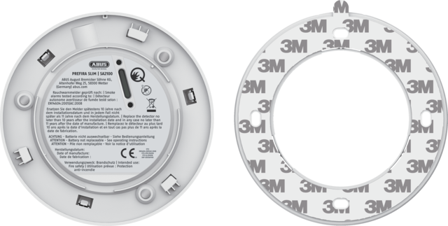 PREFIRA™ SLIM + Bracket back view