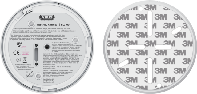 PREVARO™ CONNECT + Bracket back view