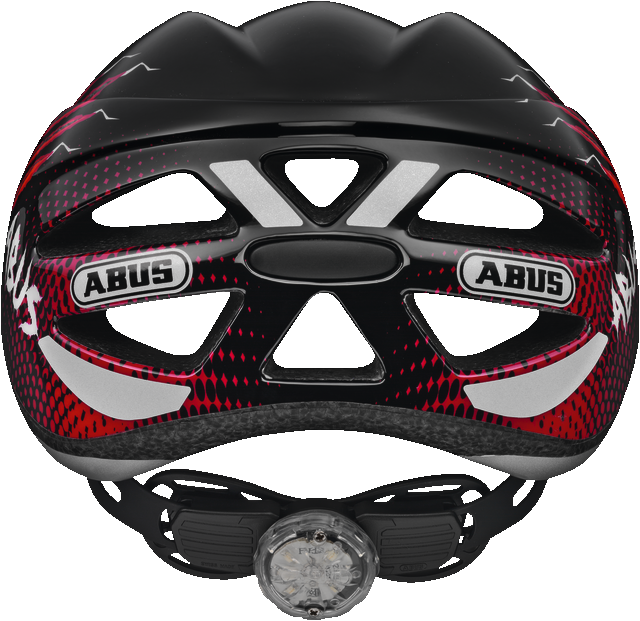 Hubble red scratches back view