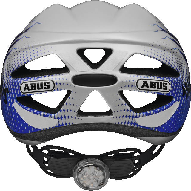 Hubble blue scratches back view