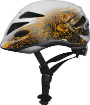 Hubble orange flower side view