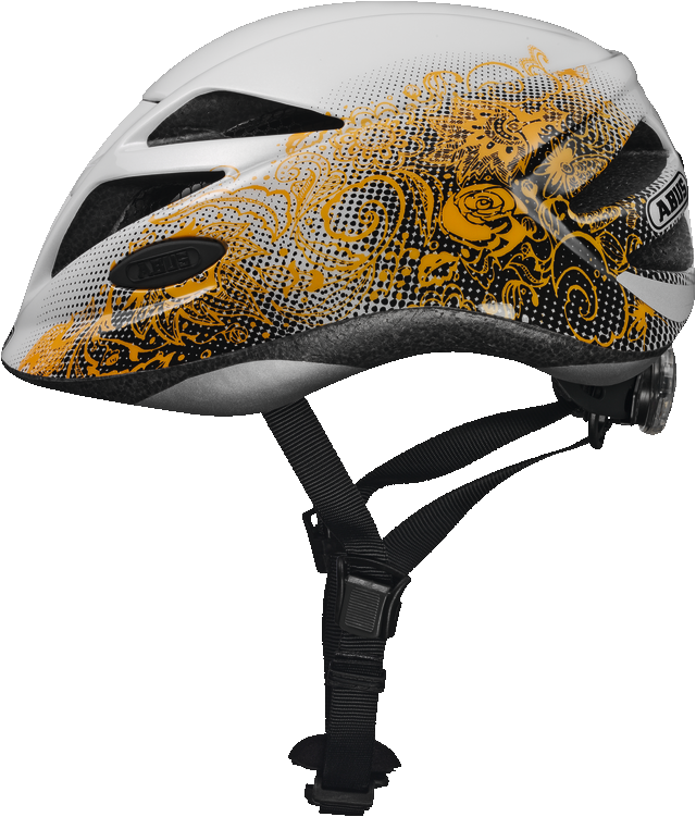 Hubble orange flower side view