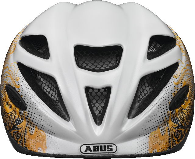 Hubble orange flower front view