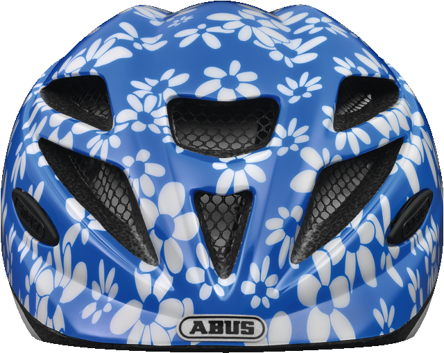 Hubble blue flower front view