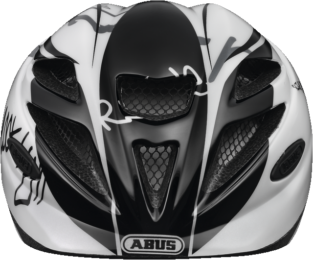 Hubble black white front view