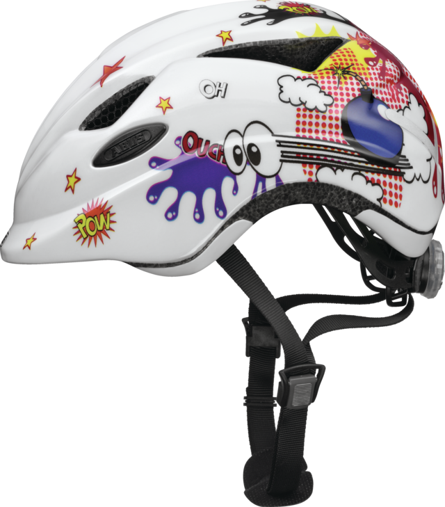 Anuky white comic side view