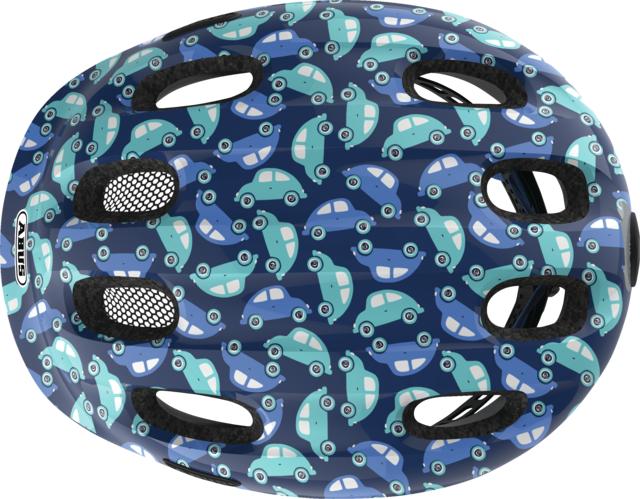 Smiley 2.0 blue car Draufsicht