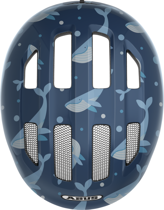Smiley 3.0 blue whale shiny vue de dessus