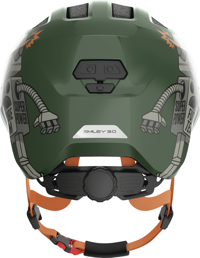 Smiley 3.0 green robo shiny Rückansicht