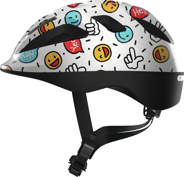 Smooty 2.0 white smiley side view