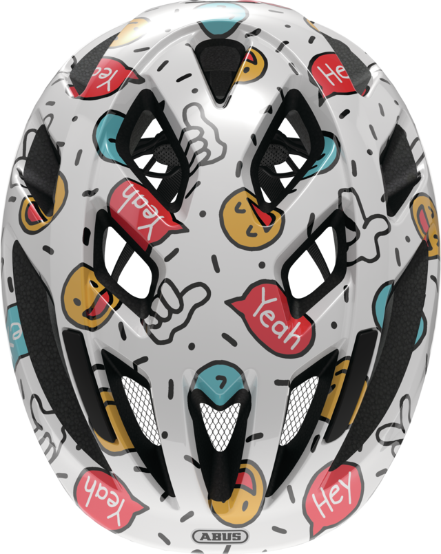 Smooty 2.0 white smiley top view