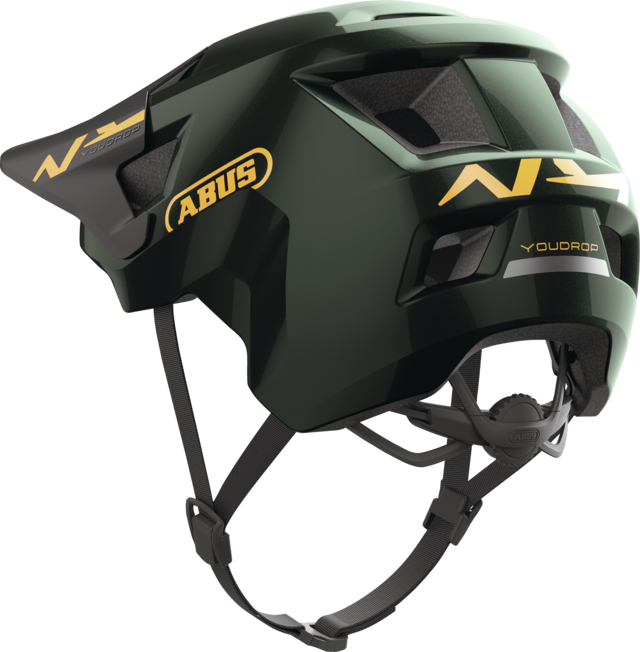 YouDrop moss green skråt set bagfra
