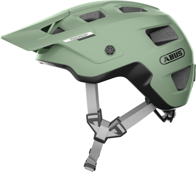 MoDrop mist green side view