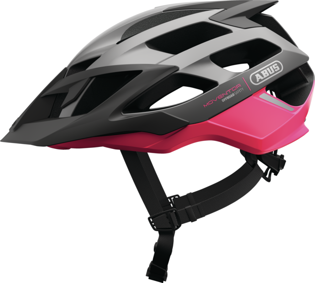 Moventor fuchsia pink side view