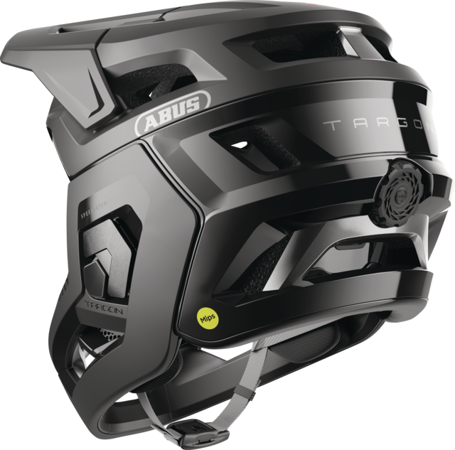 Targon MIPS velvet black oblique rear view