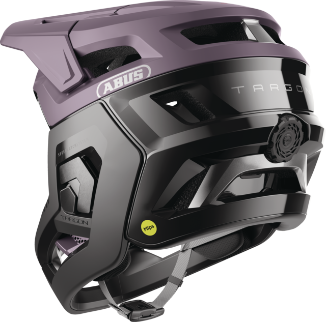Targon MIPS ash purple oblique rear view