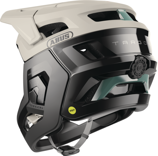 Targon MIPS sand beige oblique rear view