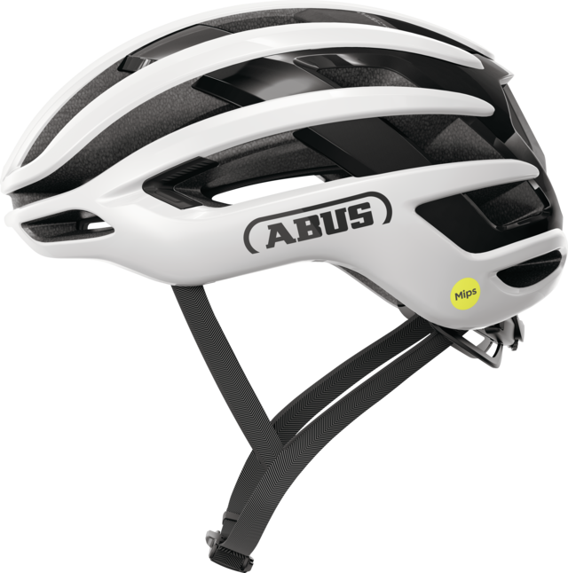 AirBreaker 2.0 MIPS shiny white utsikt fra siden