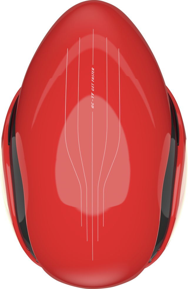 GameChanger TT blaze red vue de dessus