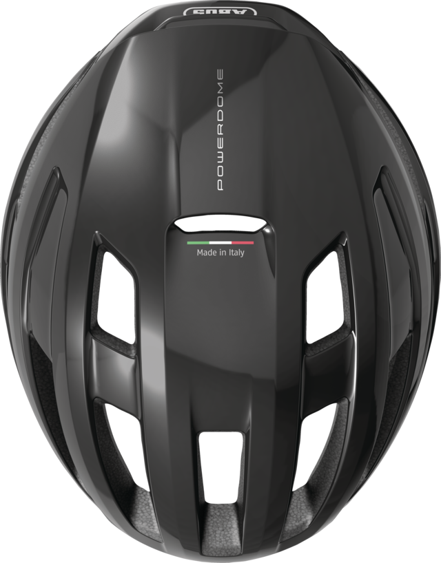 PowerDome MIPS shiny black top view
