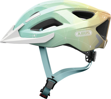 Casque Vélo ABUS Aduro 2.0 – Avec Lumière LED, Taille L (58-62cm), Blanc Course, Neuf