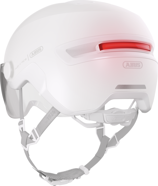 HUD-Y ACE pure white vue arrière inclinée