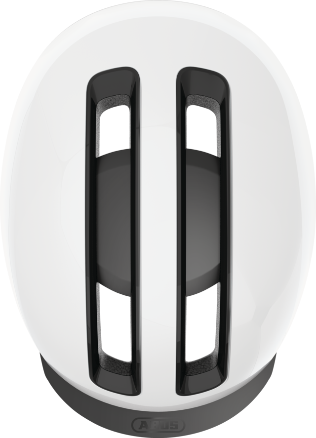 HUD-Y shiny white top view