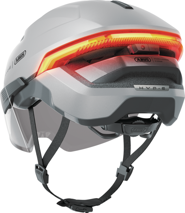 HYP-E BL.ACE gleam silver ohne EarPads schräge Rückansicht