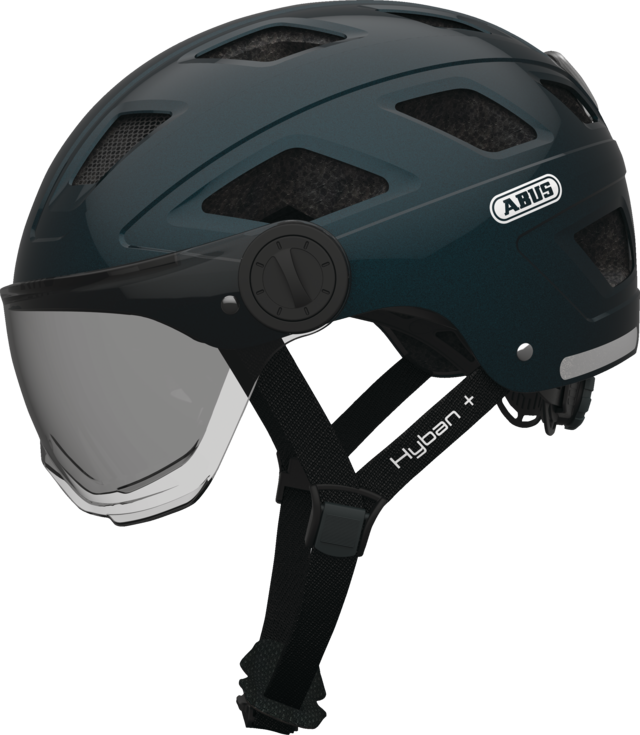 Hyban+ smoke visor midnight blue vue de côté