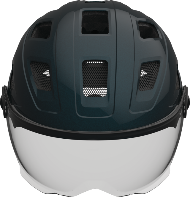 Hyban+ smoke visor midnight blue vue de face