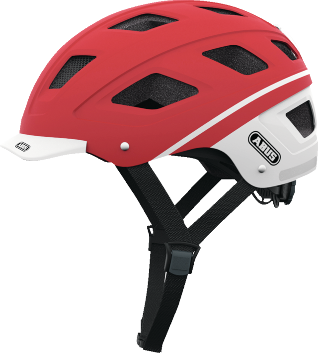 Hyban label red side view