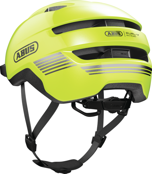 PURL-Y signal yellow oblique back view