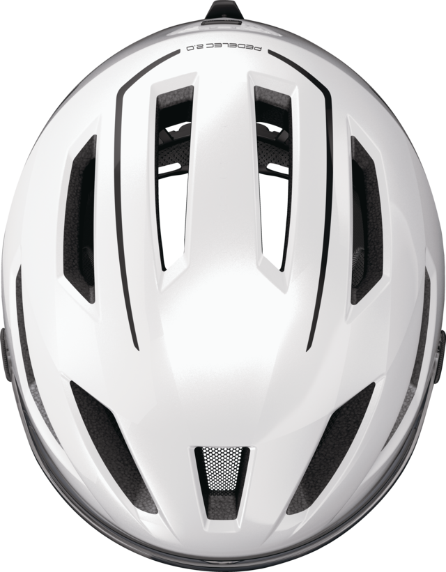 Pedelec 2.0 ACE pearl white bovenaanzicht