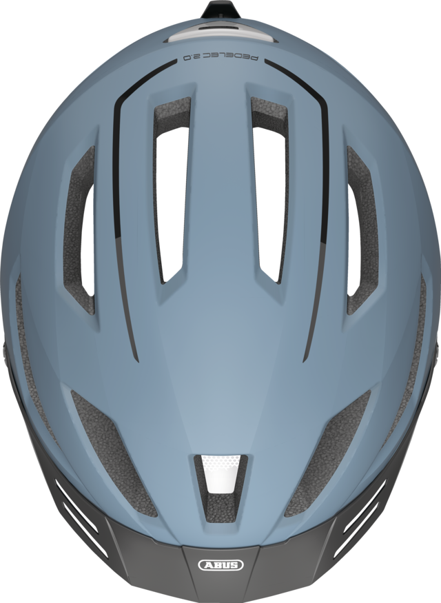 Pedelec 2.0 glacier blue vue de dessus