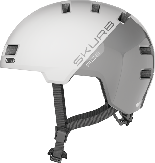 Skurb ACE silver white vue de côté