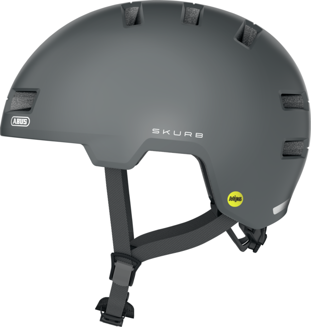 Skurb MIPS concrete grey utsikt från sidan